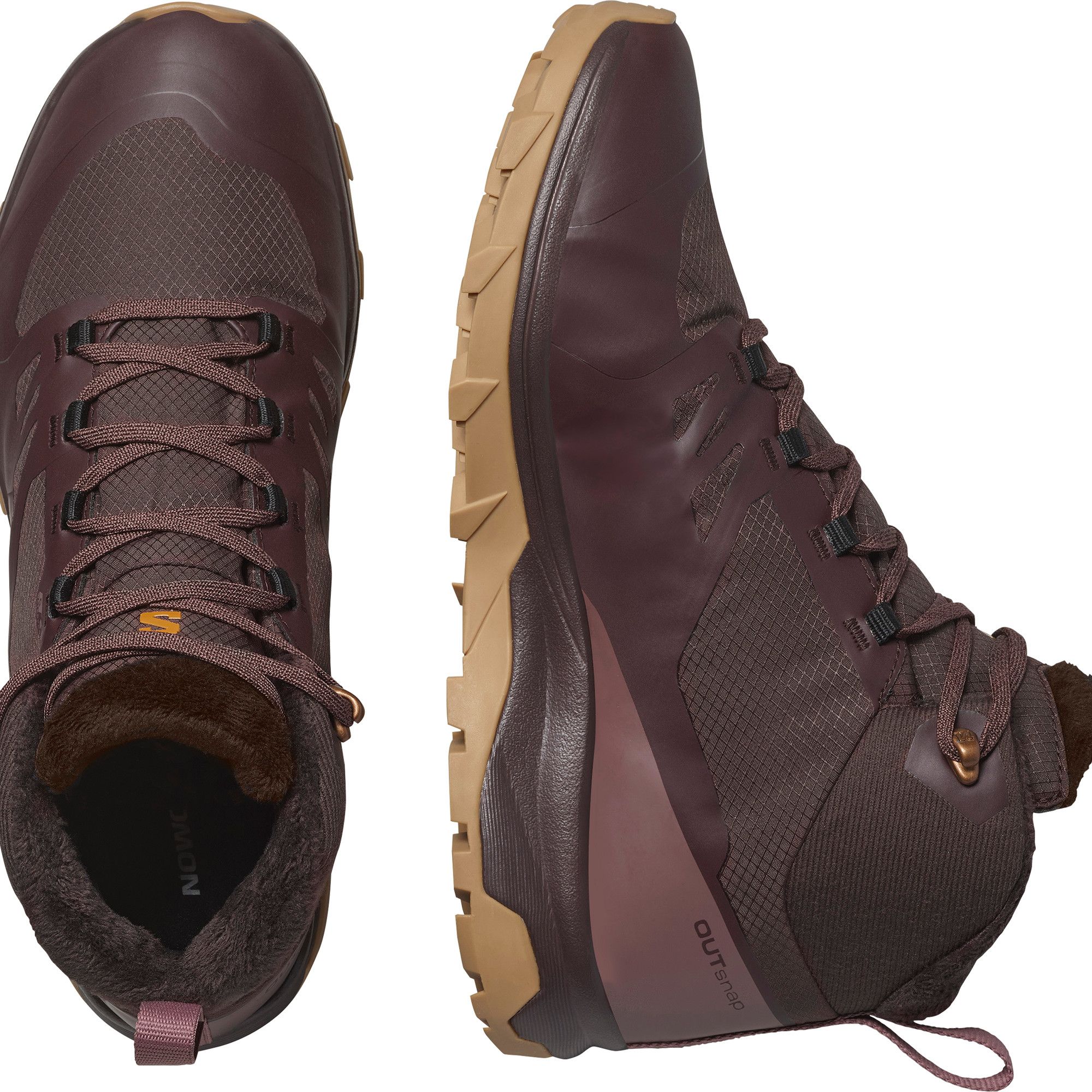 Salomon Women s Outsnap CSWP Black Coffee Peppercorn Gum 4 Buy Salomon Women s Outsnap CSWP Black Coffee Peppercorn Gum 4 here Outnorth